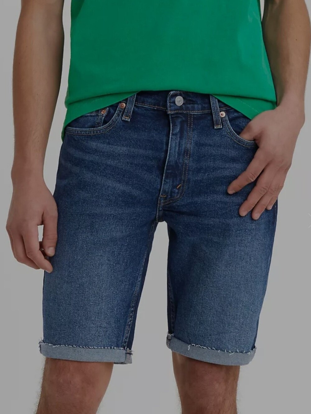 Levi's Blue Cut-Off Men's Denim Shorts